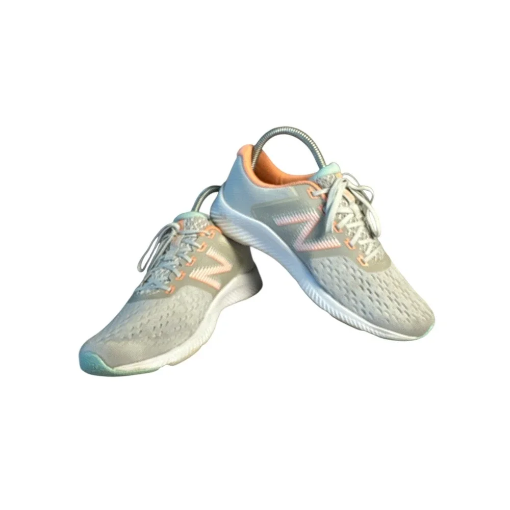 New Balance DRFT v1 Running Shoes Sneakers Grey Ginger Pink Women Size 7.5